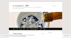 Desktop Screenshot of laviadelsake.it